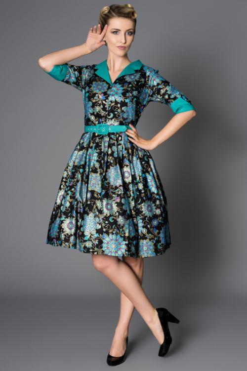 Victory parade collection Collette pleat dress